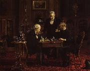 Thomas Eakins The Chess Players oil painting reproduction